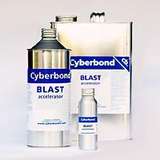 Cyberbond™ Blast 6001 Heptane Based Cyanoacrylate Accelerator, Clear, Sharp Pungent, 1 gal  1/CA redirect to product page
